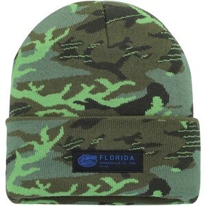 NEW Florida Gators Jordan Military Beanie -  Cuffed Knit Hat - Camo - One Size